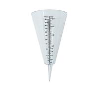 jebyltd Decorative Garden Rain Gauge Stylish Cone-shaped Rainfall Measuring Tool for Indoor Outdoor Traveling Camping Portable