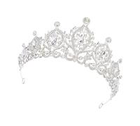 jebyltd Elegant Party Headbands Crowns Hair Hoop For Birthday Wedding Queen Headpiece For Girls Show Stage Costume Princess Hair Accessories