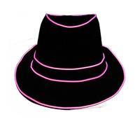 jebyltd LED Flashing Top Caps For Men Popular Glowing Club Hat Adult Stage Performances Theme Party Gentlement Headwear Novelty Hat