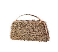 jebyltd Stylish Evening Shoulder Bag With Removable Chain Sophisticated Metallic Tassels Small Clutches Purse For Parties Event Cocktail Bag
