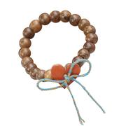 jebyltd Stylish Wood Cats Beaded Sophisticated Bead Accessory Lovely Pendant Wrist Chain Adornment Women's Fashion Wrist Chain Accessory Elegant Handcrafted Versatile Women's Black Ebony Beads