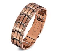 Jecanori Magnetic Bracelet with 57pcs Ultra Strength Magnets(3800 Gauss). Adjustable Wristband Brazaletes with Removal Tool&Jewelry Gift Box