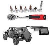 JeCar Socket Wrench Kit Hardtop and Door Removal Torx Set for 1997-2021 Jeep Wrangler TJ JK JL and Unlimited Sport Sahara Rubicon X