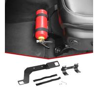 JeCar Under Front Seat Fire Extinguisher Bracket Mount Holder Compatible with Jeep Wrangler JL & Gladiator JT 2018-2025, Left Side