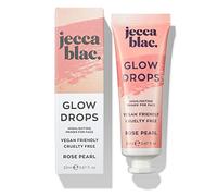 Jecca Blac Rose Pearl Glow Drops, Face Primer for Longlasting Base, Liquid Highlighter Makeup, Illuminates and Prepares Skin, Dewy Finish, Gender Neutral and LGBTIQA+ Inclusive Make Up, 20ml