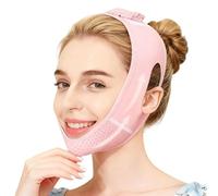 Jecdfs 1 x V face mask, reusable V-line mask, V-line face mask, double chin remover, v line lifting mask, chin mask, face slimming band for a defined jaw line and