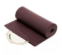 Jecery 1.1 Yard Anti Tarnish Silver Cloth by the Yard, Brown | Luxury Jewelry Silver Polishing Storage Protect Cloths for Silverware Flatware Silversmith Polishing