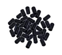 JECOMPRIS 100pcs Black Rubber Liquor Bottle Caps Dispenser Spout Covers for Olive Oil Wine Spirits Bottles Tight Seal Pourer Covers Suitable for Bars Hotels Coffee Shops