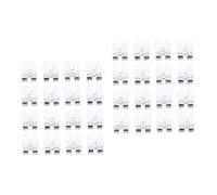 JECOMPRIS 100pcs Wire Connector Push-type Terminal Block Connector Two-position Butt Jointer for Wiring Spring Wire Terminals for Electrical Projects