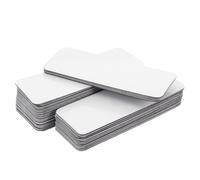 JECOMPRIS 108pcs Magnetic Labels Student Locker Tags Fridge Magnets Set 3.7x2.2inch PVC Magnet Writable Surface Versatile Use Locations Teachers Students Organized Storage Classroom