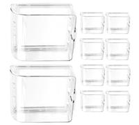 JECOMPRIS 10Pcs 86 Type Weatherproof Electrical Outlet Cover Wall Switch Siding Plug Socket Cover Waterproof Socket Box Splash Protection for Indoor Outdoor