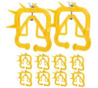 JECOMPRIS 10pcs Calf Weaner Nose Clips for Cattle and Calves, Abs Material with Simple Shape, Easy to Use and Comfortable Cow Weaning Tool for Farmers and Veterinarians