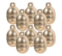 JECOMPRIS 10pcs Copper Bell Pet Collar Bells for Dog and Cat Crafted Multi-function Dog and Cat Collar Accessories