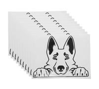 JECOMPRIS 10pcs Dog Stickers for Cars Cute Cartoon Pet Window Decals with Strong Adhesive Removable Car Door Rear Side Vinyl Decals for Trucks and Suvs Easy DIY Auto Body Decoration