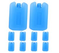 JECOMPRIS 10pcs Freezer Ice Packs: Reusable Ice Cooling Packs For Lunch Boxes Cooler Bags And Shipping - Freezer Blocks For Food Freshness And Outdoor