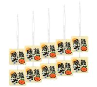 JECOMPRIS 10pcs Silicone Car Aroma Diffuser Hanging Pendant Portable Essential Oil Scented Fragrance Slice Car Interior Decor Aroma Pendant Men Women