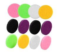 JECOMPRIS 12pcs Aromatherapy Diffuser Pads Replacement Pads Aroma Diffuser Liner Cotton Core Multi-color Set for Car Air Freshener Accessories