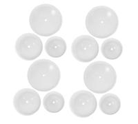 JECOMPRIS 12pcs Button Shaped Fondant Drying Tray for Flower Paste for Cake Decorating, Plastic Reusable Cake Design Tool with Optimal Airflow for DIY Sugarcraft