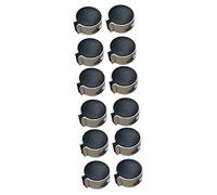 JECOMPRIS 12pcs Zinc Alloy Gas Stove Knob Style Metal Button Sturdy Ignition Button Gas Stove off Knob Accessory for Home Kitchen Cooking