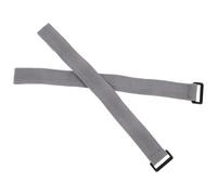JECOMPRIS 2 Pcs Grey Hook and Loop Fastening Straps Elastic Cinch Cable Organizer Straps Adjustable Storage Ties for Backpacking and Secure Bundling