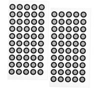 JECOMPRIS 2 Sheets of Reflective Film Marking Points for 3d Scanner Use, Accurate Positioning Stickers with Tear-resistant Pet Material, Suitable for Reverse Engineering and Metrology