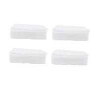 JECOMPRIS 20 Grids Shockproof Egg Trays with Lid 4pcs Pe Foam Egg Holders for Refrigerator Storage Kitchen