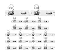 JECOMPRIS 20pcs Aa Battery Spring Plates Metal Contact Conversion Spring Terminals for Remote Controls Electronic Devices Conductive Metal Battery Holder Replacement