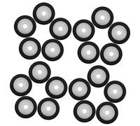 JECOMPRIS 20pcs Pinch Roller for Video Machine Bearing Guide Wheel Replacement for Tape Recorder and Cassette Deck Compact Design Efficient Power Transmission