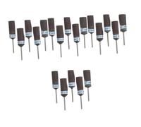 JECOMPRIS 20pcs Sanding Drums for Drill Presses Grits Rotary Tool Sanding Kit Includes Sandpaper Rolls and Sticks for Woodworking