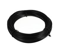 JECOMPRIS 25m Stainless Steel Coated Wire Rope Steel Washing Line Wire Clothes Line