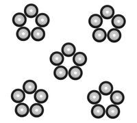 JECOMPRIS 25pcs Pinch Roller for Recorder Pinch Roller for Audio Cassette Deck for Radio Supplies Audio Parts Convenient Replacement for Tape Stereo Player