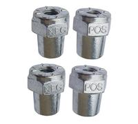 JECOMPRIS 2pairs Auto Battery Pile Head Car Battery Refit Adapter Easy to Use Car Connector