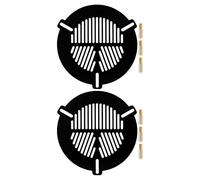 JECOMPRIS 2pcs Bahtinov Mask, Telescope Focusing Mask Plate 60 For Astrophotography Telescopes, Mirrors, Refractors - Focusing Aid For Astrophotography