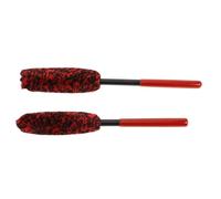 JECOMPRIS 2pcs Brush Tyre Cleaning Brush for Car Wash Tire Shine Applicator Rim Cleaner