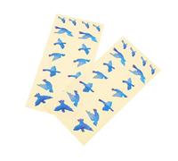 JECOMPRIS 2pcs Electric Guitar Colour Bird Stickers Guitar Fingerboard Stickers Pvc Material Leaves No Traces Stick Firmly Creative Unique Design Random Color
