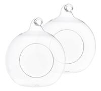 JECOMPRIS 2pcs Glass Summer Cooling Nest for Hamsters and Small Pets, Safe and Decorative Small Pet House Suitable for Home and Office Use