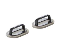 JECOMPRIS 2pcs Kitchen Descaling Clean Rub Pot Nano Diamond Emery Brush Sponge Eraser Remove Kitchen Clean Tools Handle for Scouring Pads Non Scratch and Dish Scrubber Use