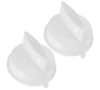 JECOMPRIS 2pcs Microwave Oven Replacement Plastic Control Knobs with Timer and Heat Adjustment Easy to Install and Operate Compatible with Various Microwave Models