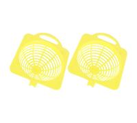 JECOMPRIS 2pcs Plastic Bird Nest Basins for Small Birds and Parrots, Simple Shape with Long Using Time and Easy to Grasp Features, for Hatching and Breeding in Birdcages Random Color