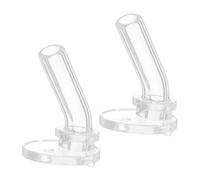 JECOMPRIS 2pcs Sippy Cup Silicone Mouthpiece Replacement Leakproof Spout Topper for Water Bottles Tumblers Comfortable Safe Drinking Accessory