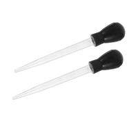 JECOMPRIS 2PCS Turkey Baster Oil Injector Precise Dropper for Grilling Roasting Cooking Meat Injection Tool Essential Thanksgiving Essentials BBQ Spice Baster Pump