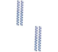 JECOMPRIS 2pcs Water Level Gauge Sticker Self-adhesive Reflective Water Level Indicator for Pool Monitoring Decals above Ground Pool and Camping Use