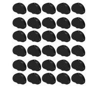 JECOMPRIS 30pcs Black Guitar Tuning Pegs for Electric and Acoustic Bass Guitars Precision Tuning Plastic Knobs with Universal Fit for Professional and Beginner Musicians