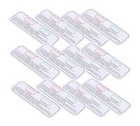 JECOMPRIS 36pcs Test Strips Indoor Identifiers Indicator Cards for Light Effect Tester Cards and Household Use