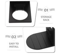 JECOMPRIS 3pcs Adjustable Bathroom Storage Bracket Wall Mounted Shampoo Bottle Holder Rack for Soap Dispenser and Shower Essentials Easy Install Strong Metal Hanger for Organization