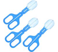 JECOMPRIS 3pcs Blue Plastic Pet Poop Clamps Portable Pet Cleaning Tool High Hardness Lightweight and Easy to Store for Supplies