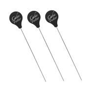 JECOMPRIS 3pcs Stainless Steel Cake Tester Sticks Metal Baking Skewers for Cake Doneness Check Reusable Kitchen Tool for Home Bakers and Pastry Chefs