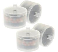 JECOMPRIS 4pcs Cat Water Fountain Filters Replacement Activated Carbon Cartridge for Cleaner Pet Water Dispenser Accessories Deep Filtration for Healthy Cat Drinking Compact and Portable