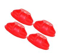 JECOMPRIS 4pcs Plastic Alarm Covers Dust Covers Resistant to Breakage and Portable for Residential Baking Use Fire Alarm Detector Protection