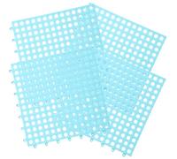 JECOMPRIS 4pcs Portable Plastic Pet Mats for Rabbit and Small Pets Bunny Cage Foot Mats Suitable for Living Room Floor and Bathroom